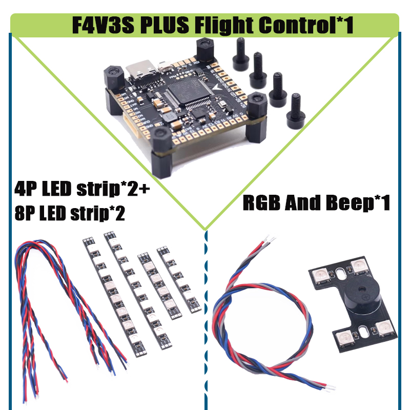 RCtoSky F4V3S PLUS F722 F745 H - Drone Racing Flight Controller 评论和价格