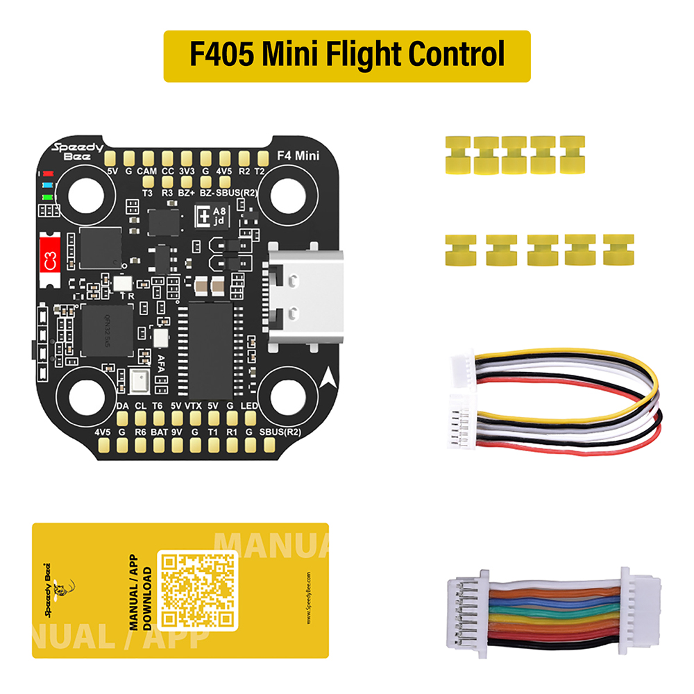 F405 MINI SpeedyBee F405 Mini  - Drone Racing Flight Controller 评论和价格