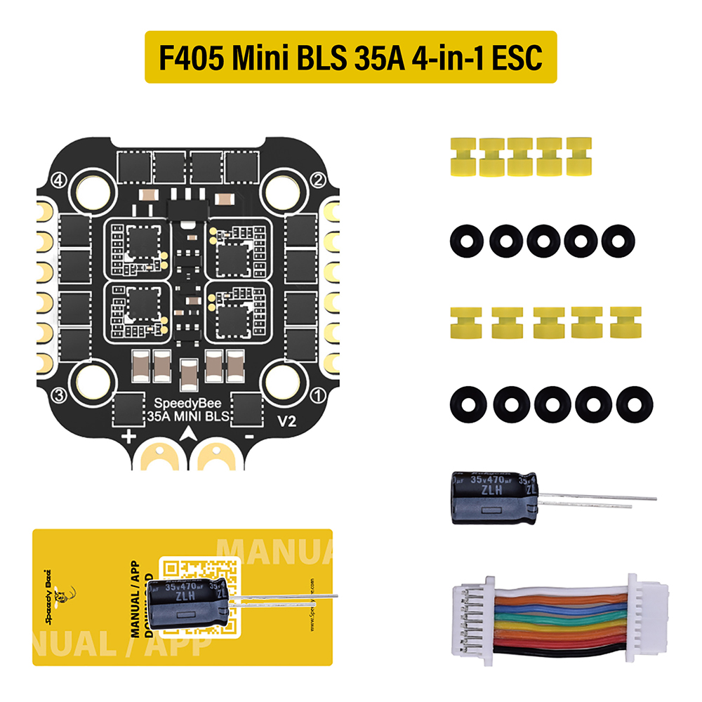 F405 MINI SpeedyBee F405 Mini  - Drone Racing Flight Controller 评论和价格